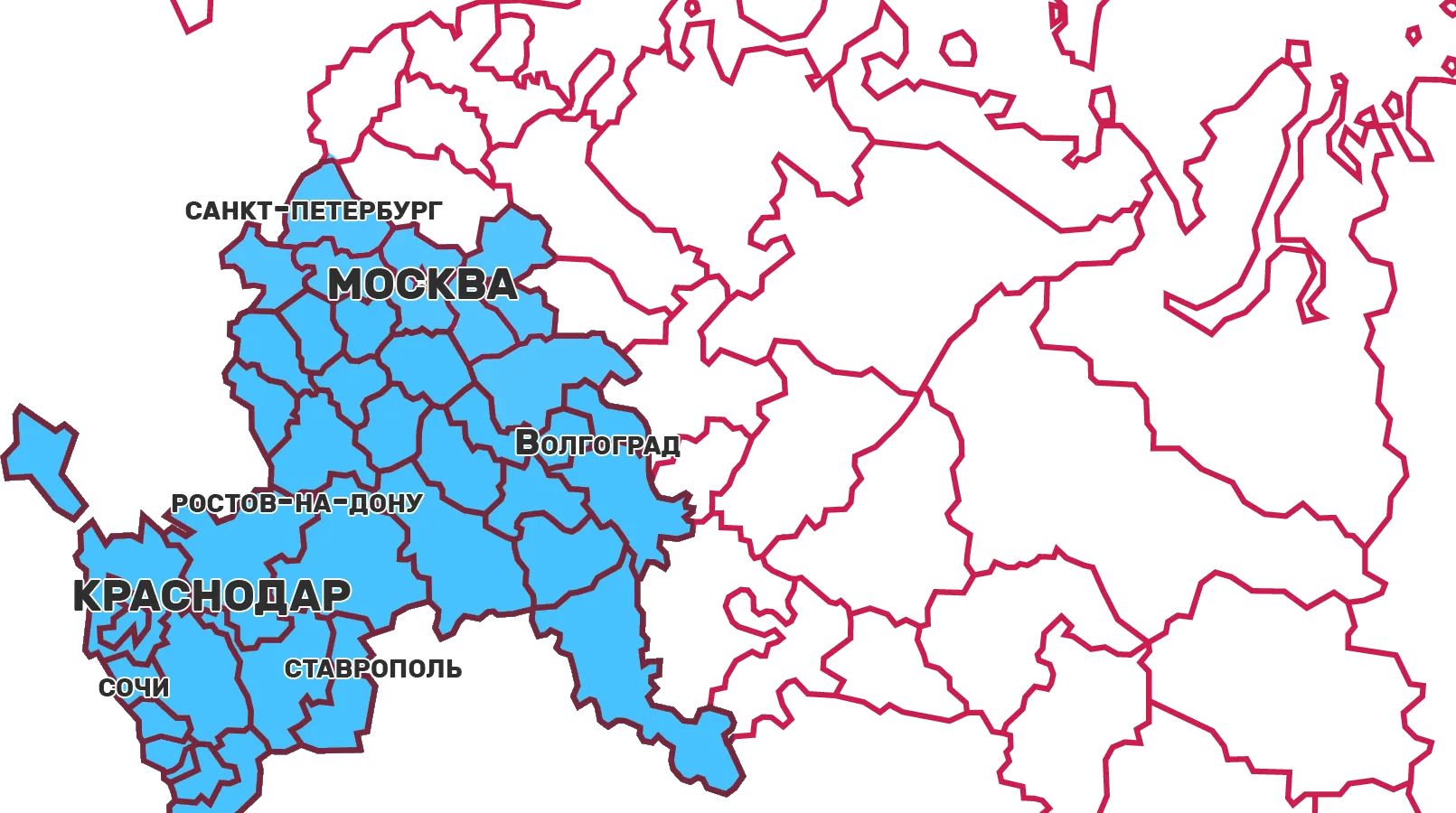 Карта в Звенигороде